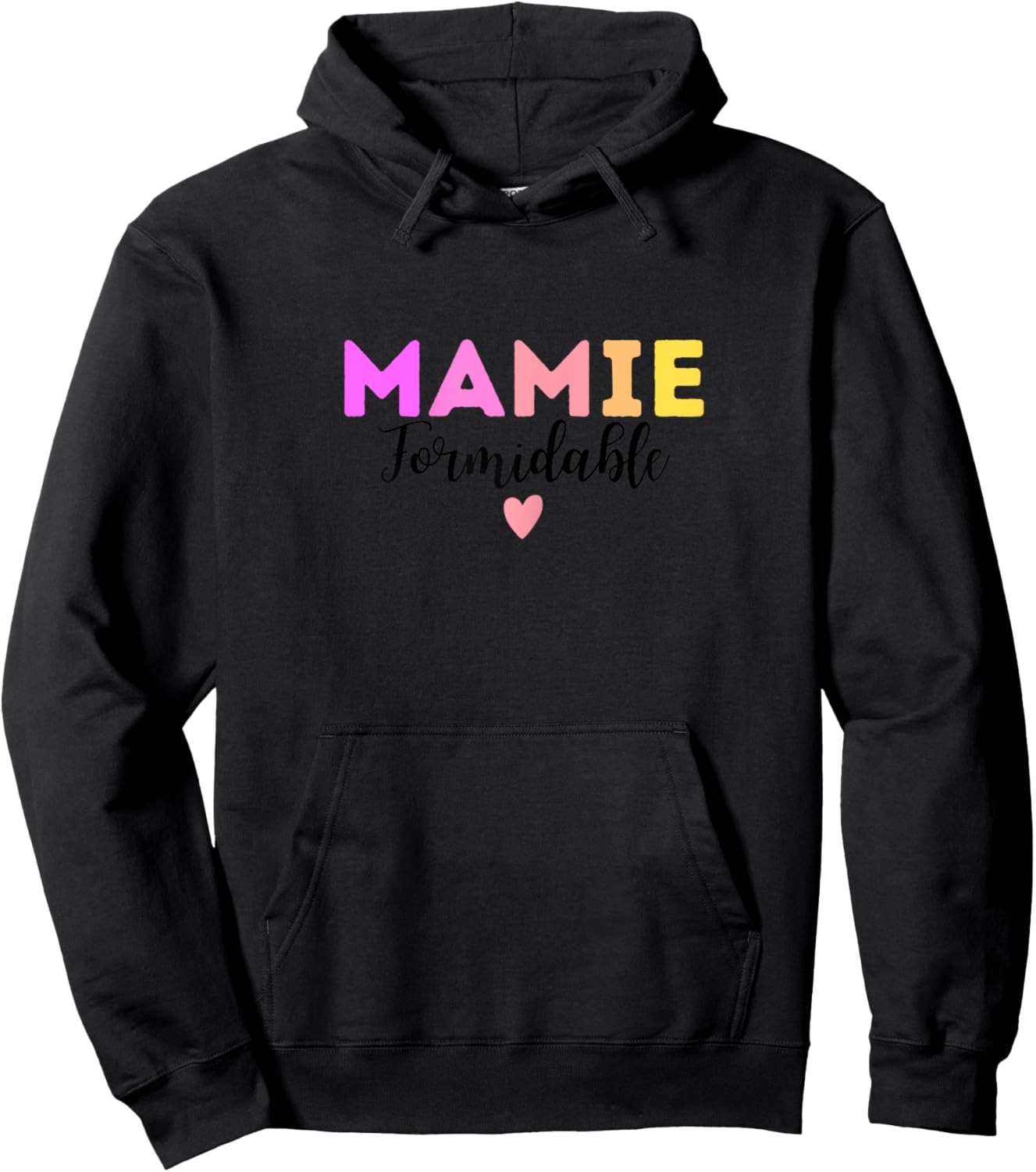 Grandma Formidable - Grandmother's Day Gift , white, Female X-Small Hoodie - Hoodie | Black