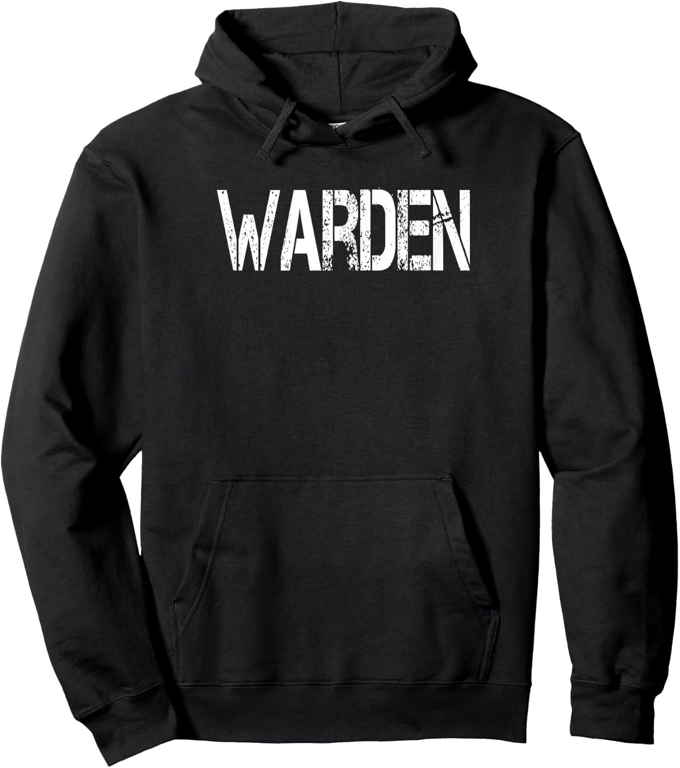 Warden Halloween Costume Game Fish Prison Hoodie - Hoodie | Black