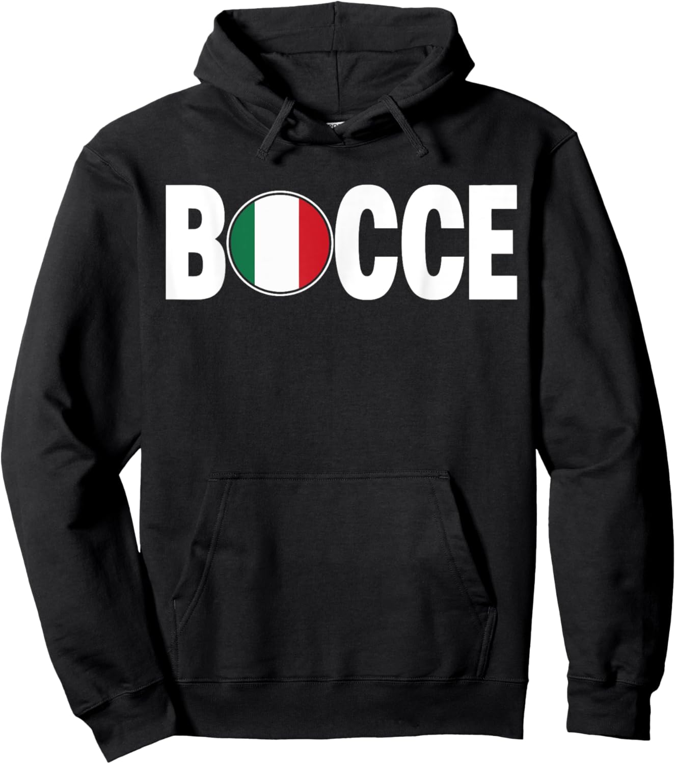 Bocce Ball Team Bocci Boccie National Italian Flag Sport Fan Hoodie - Hoodie | Black