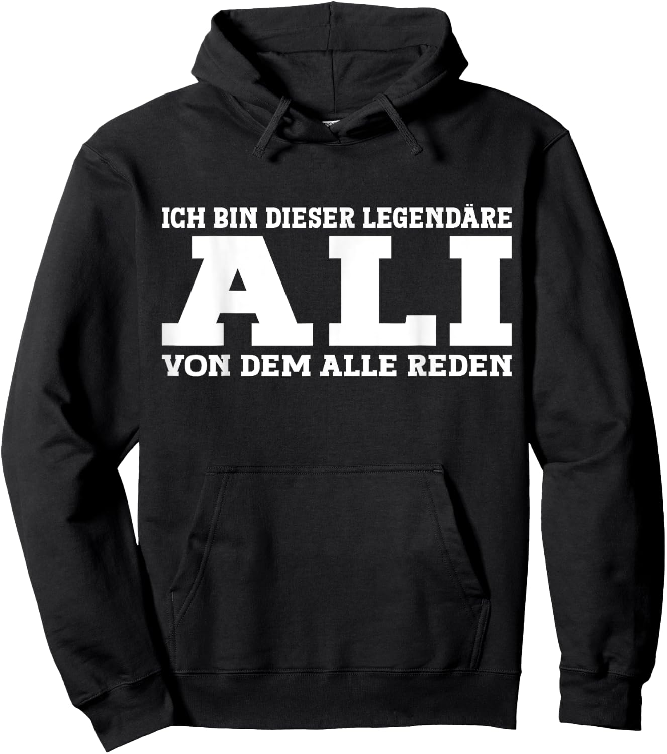 Ali - Lustiges Vorname Namen Spruch Ali Hoodie - Hoodie | Black