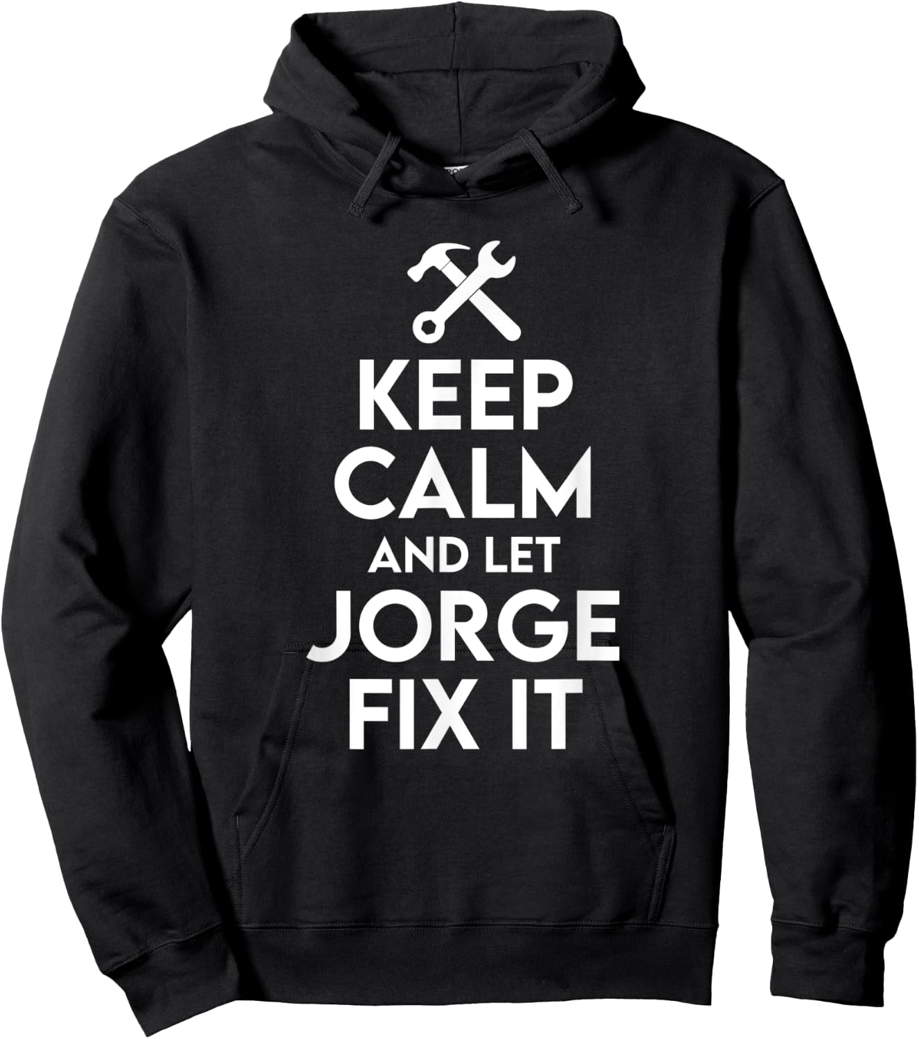 Jorge Handyman Birthday Name Personalized Jorge Mechanic Hoodie - Hoodie | Black
