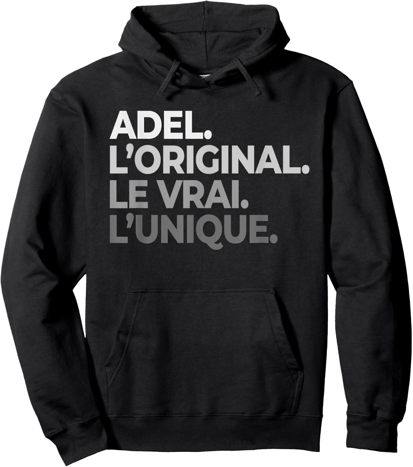 Name Adel The Original The True The Unique Father's Day , Black, S Hoodie - Hoodie | Black