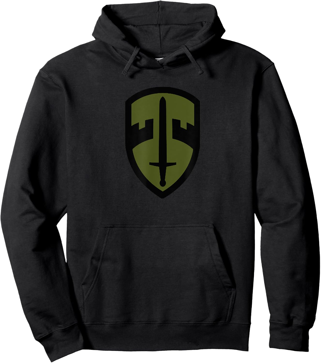 MAC-V Army Unit Full Color Subdued Vietnam Veteran Hoodie - Hoodie | Black