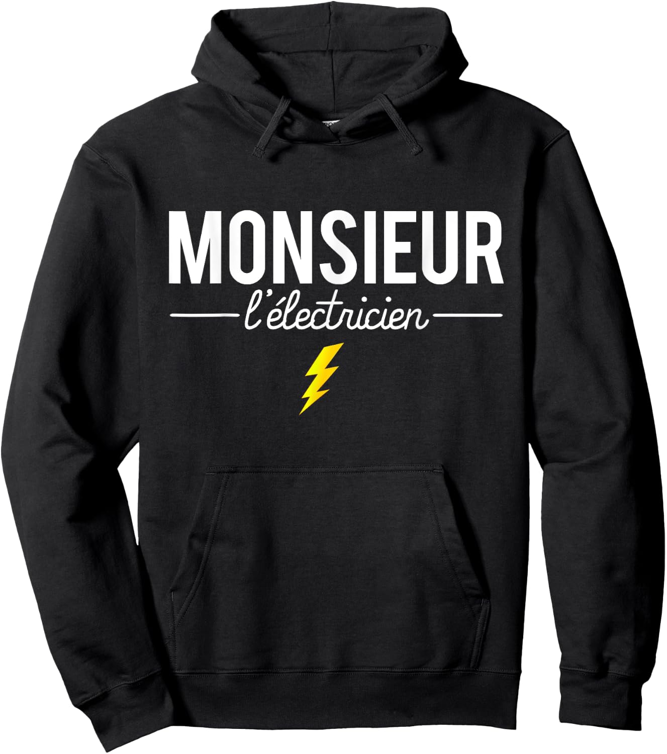 Mr Electrician Joke Profession Electrician Humor Hoodie - Hoodie | Black
