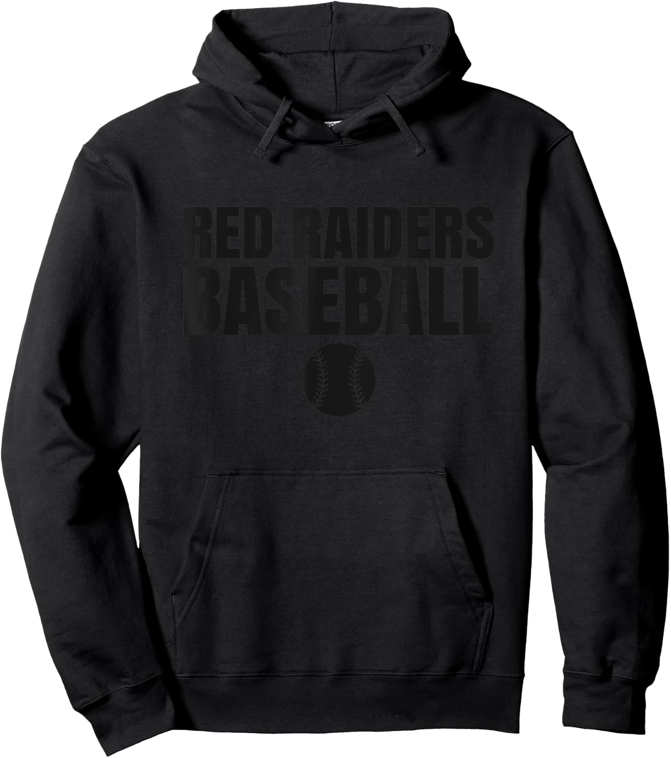 Tyler Legacy Red Raiders Baseball Hoodie - Hoodie | Black