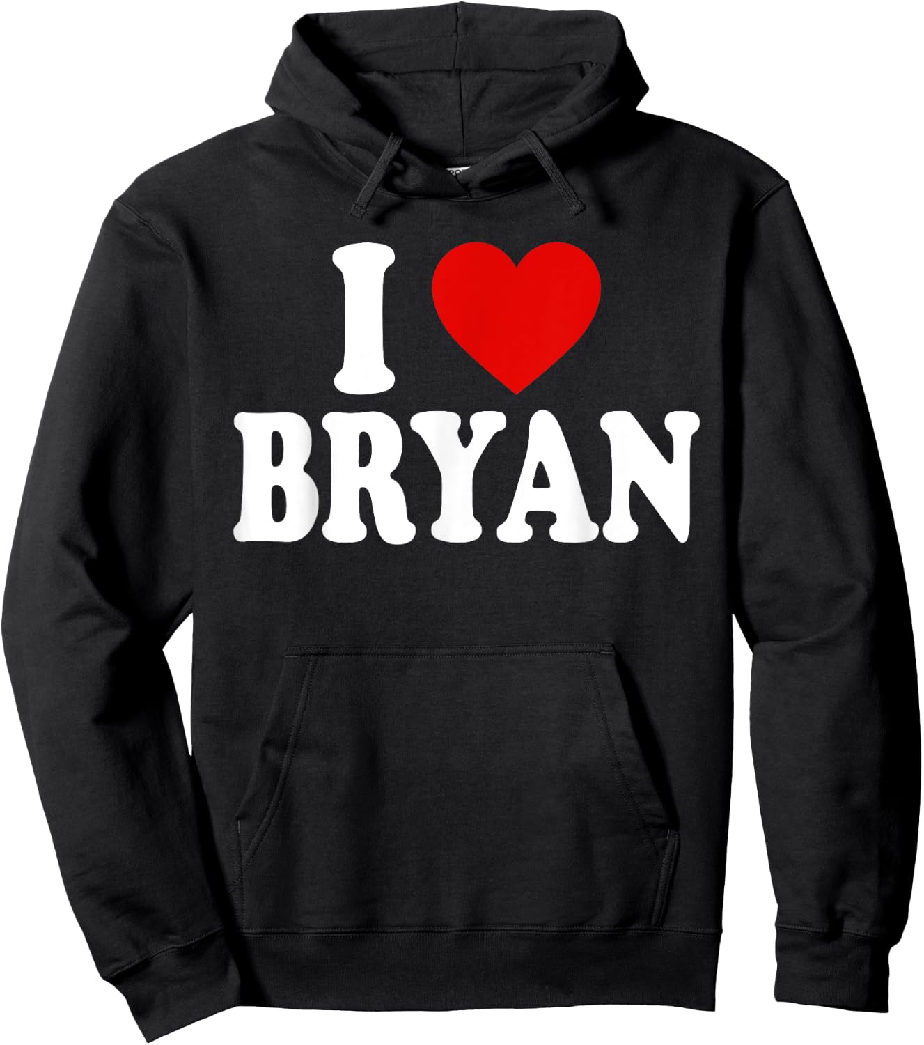 I Heart Love Bryan Hoodie - Hoodie | Black