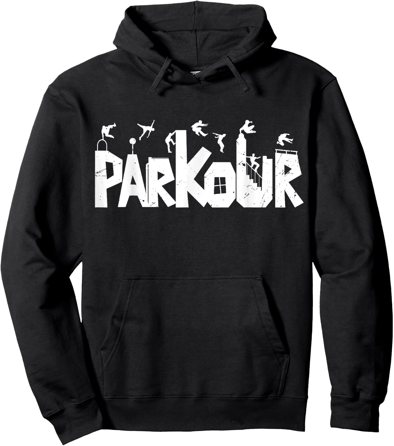 Freerunning Shirt for Parkour Runner | Parkour Hoodie - Hoodie | Black