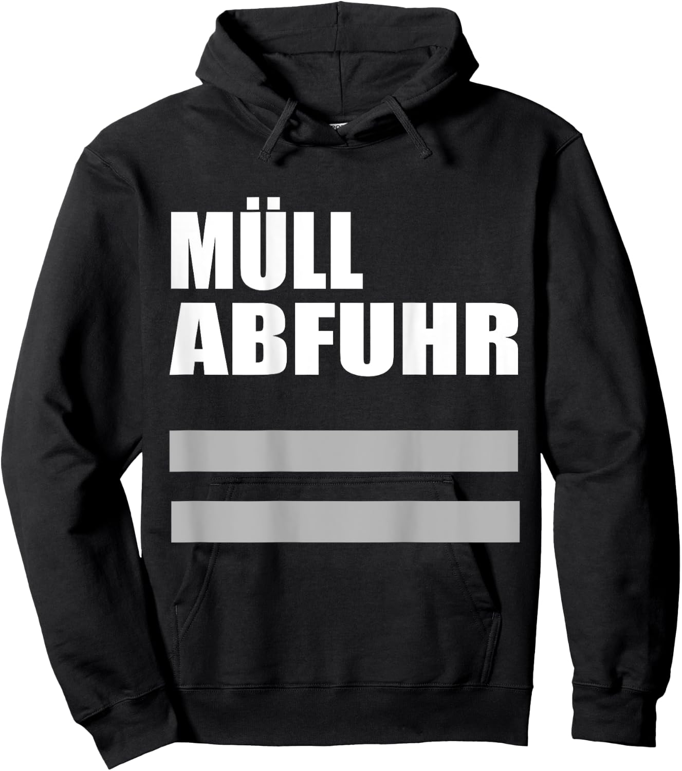 Müllmann Costume Müllabfuhr Carnival Theme , orange Hoodie - Hoodie | Black