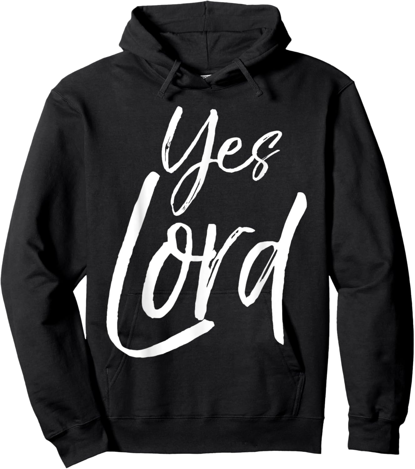 Yes Lord Shirt Vintage Amen Bold Cool Christian Hoodie - Hoodie | Black
