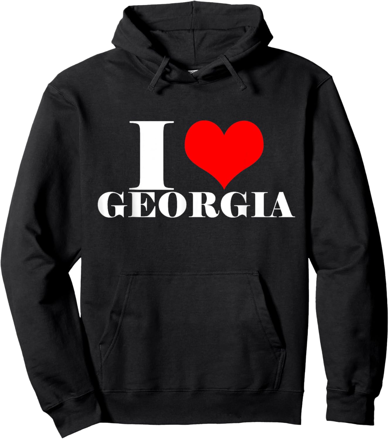 I Love Georgia T Shirt , I Heart Georgia USA Shirt Hoodie - Hoodie | Black