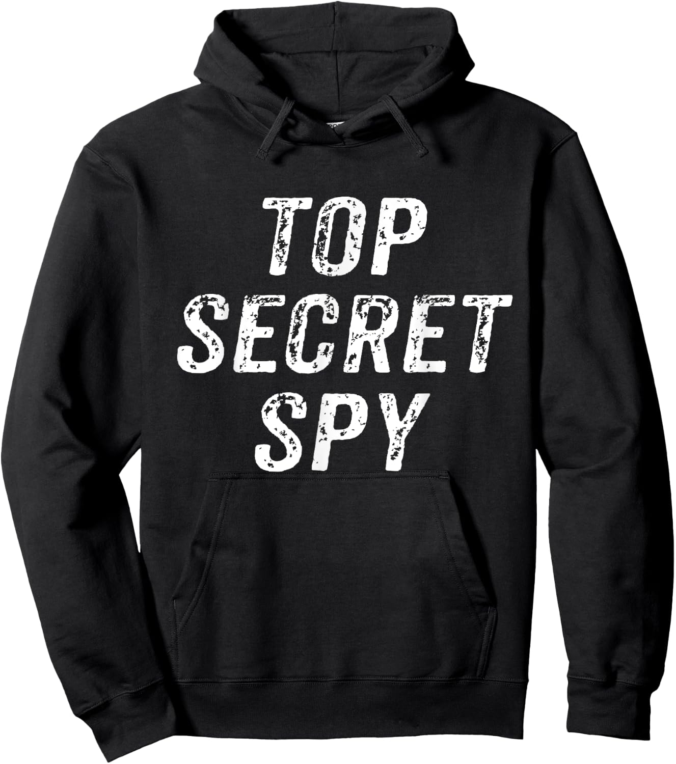 Funny Top Secret Spy with Security Clearance Hoodie - Hoodie | Black