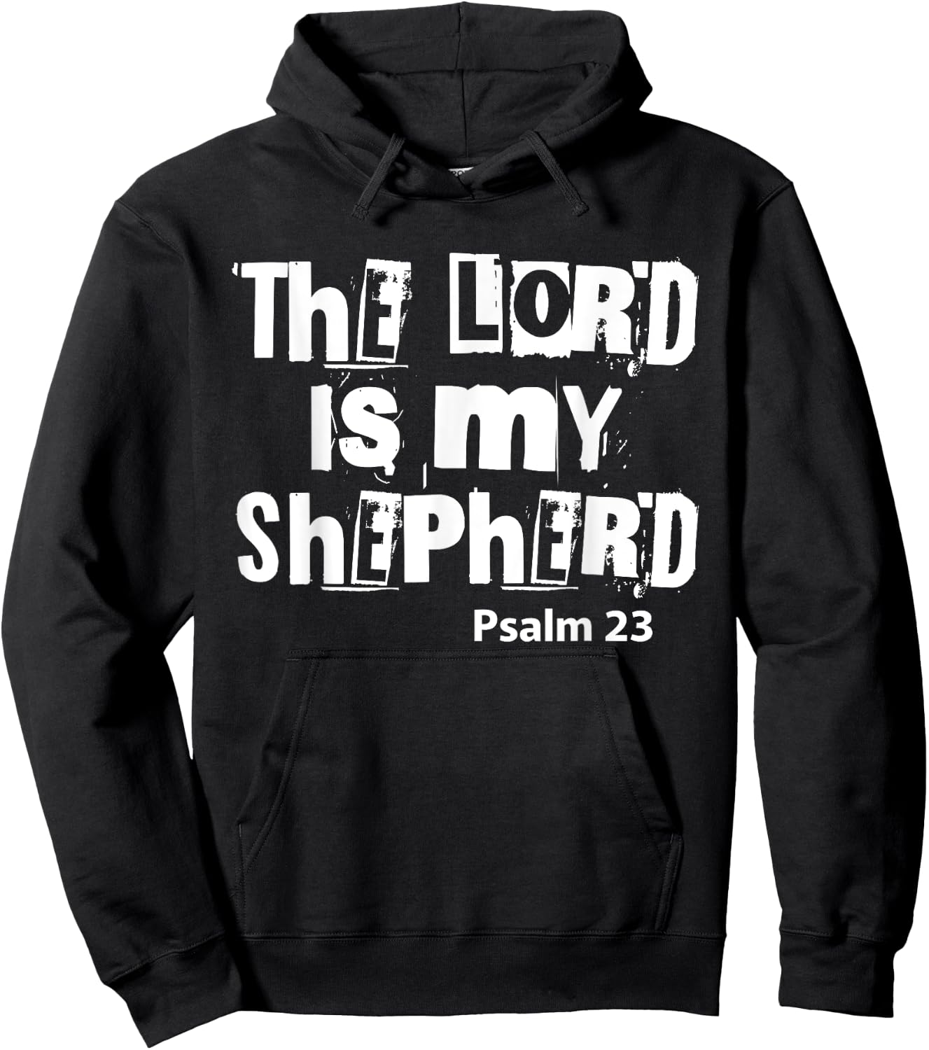 Christians God Faith The Lord is my shepherd Hoodie - Hoodie | Black
