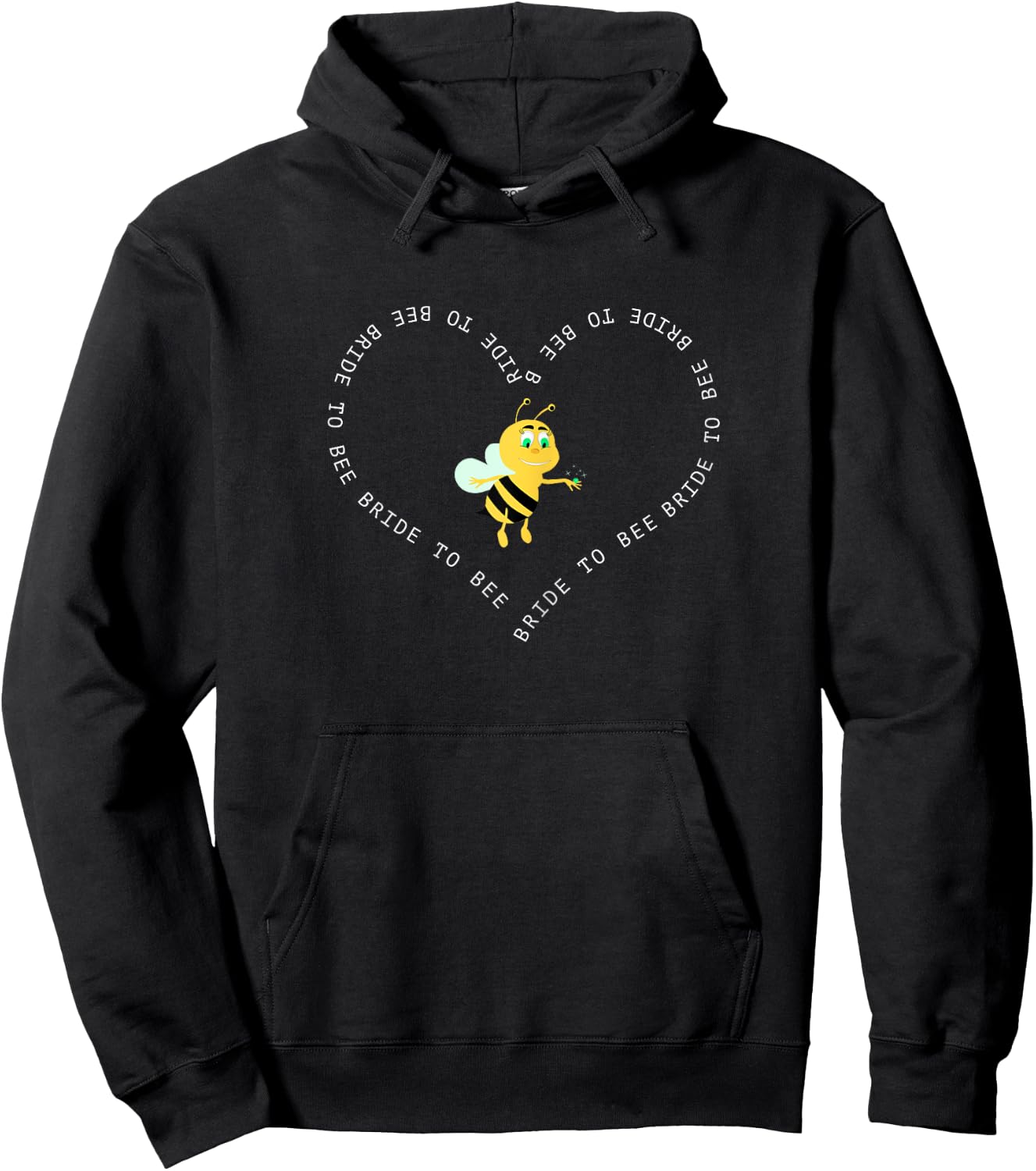 Bride To Bee Funny Engagement Party Love Gift Shirt Hoodie - Hoodie | Black