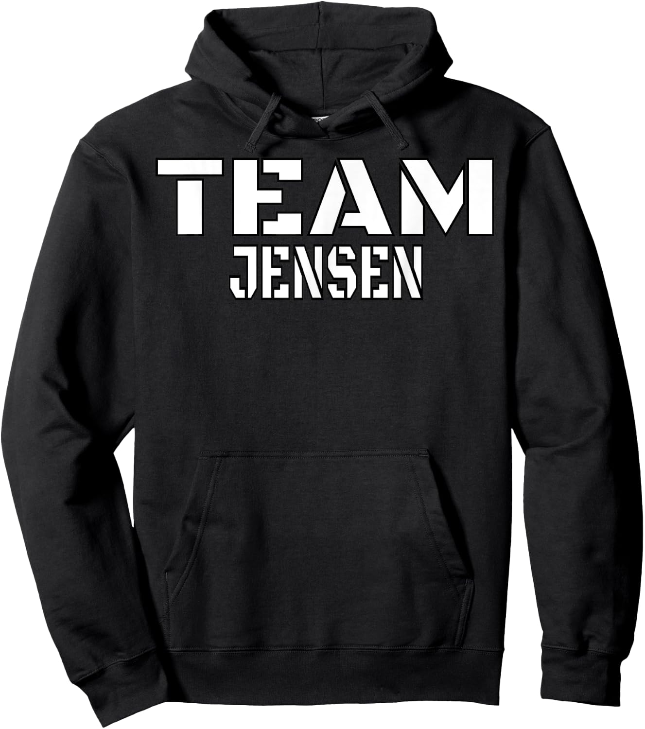 Team Jensen Unique Personalized Matching Family Hoodie - Hoodie | Black