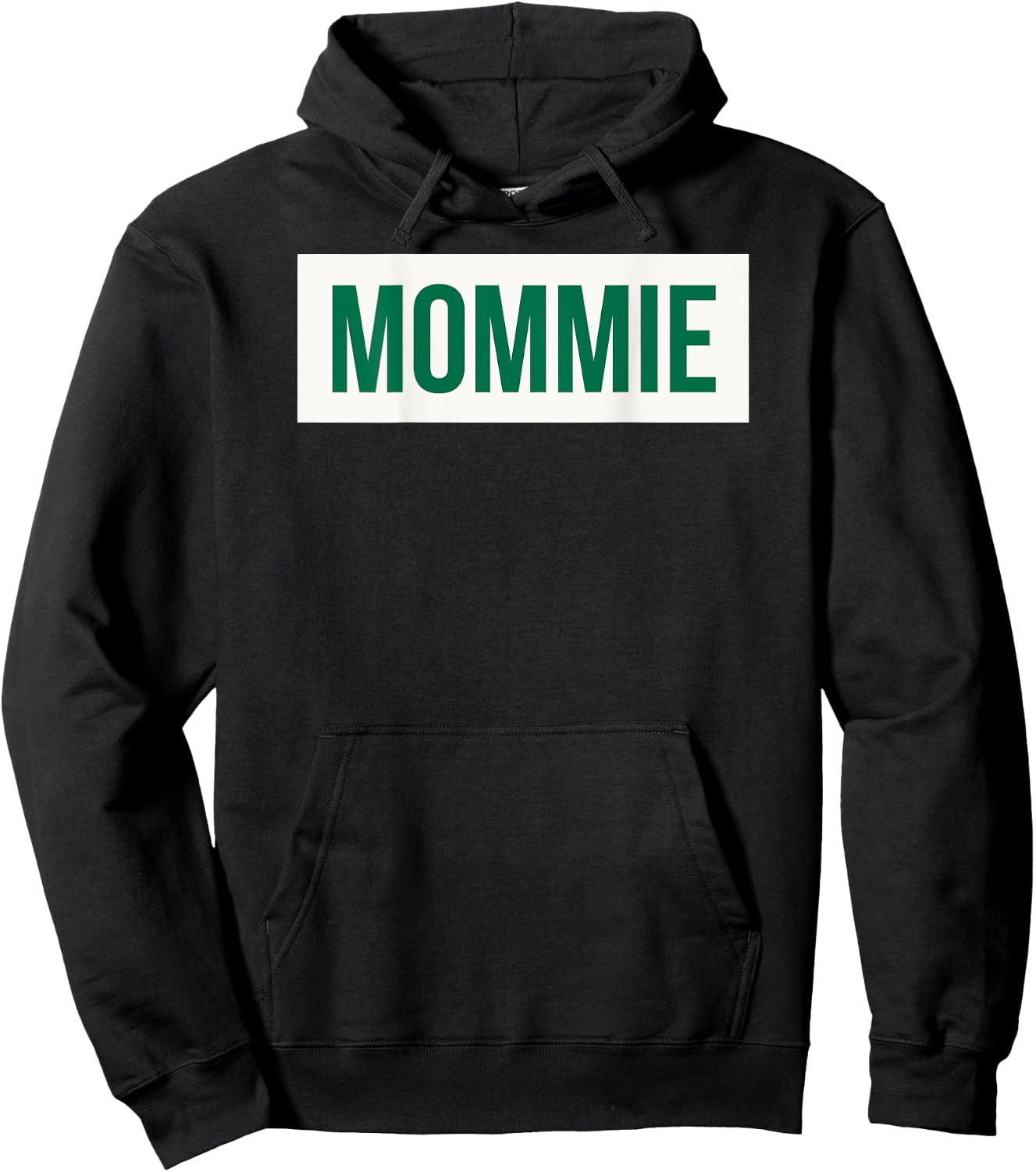 Mommie Caddie Mommy Golf Puns (Back) Cool Golfing Golfer Mom Hoodie - Hoodie | Black