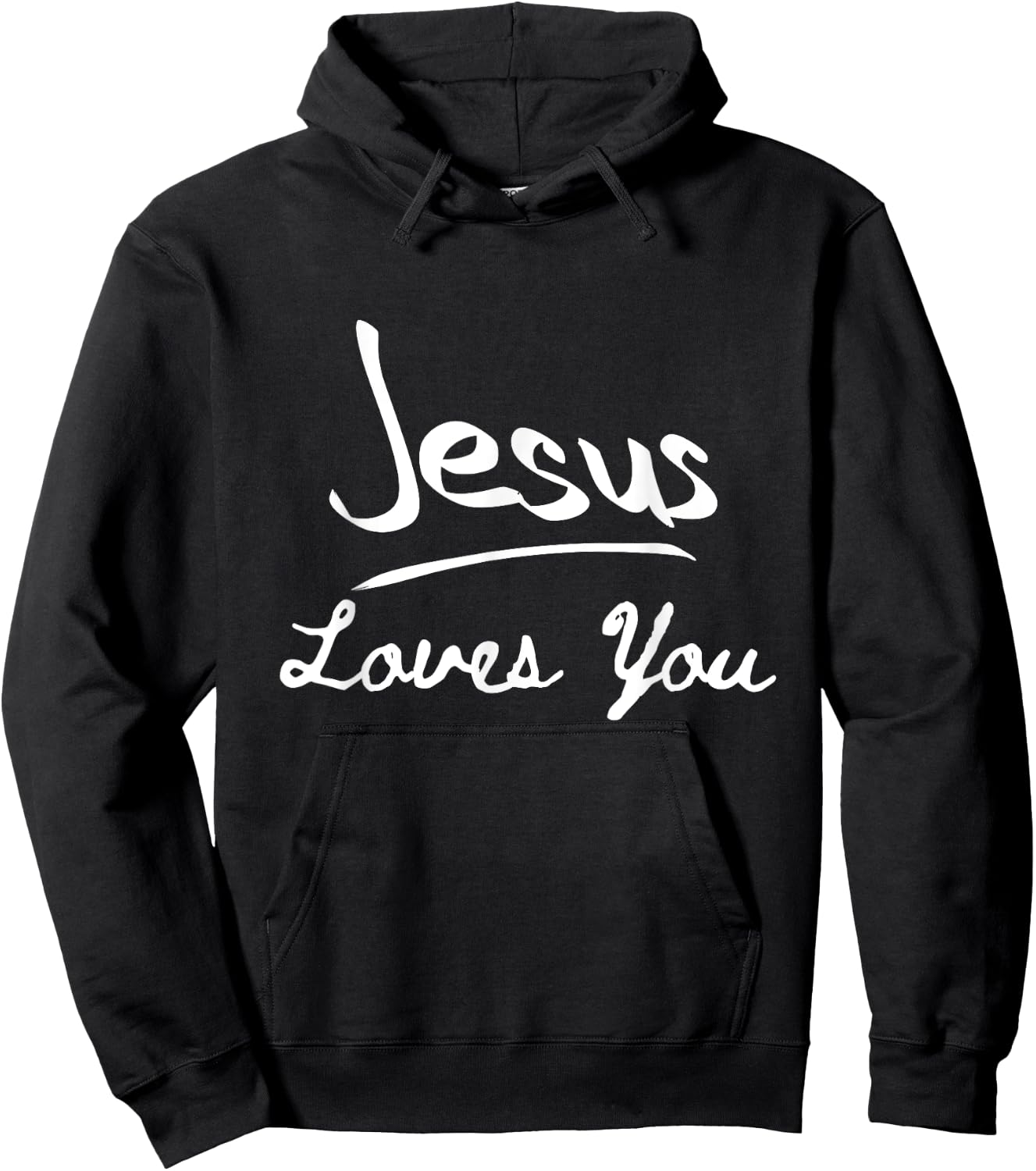 Jesus Loves You Men Women Jesus Christian Hoodie - Hoodie | Black