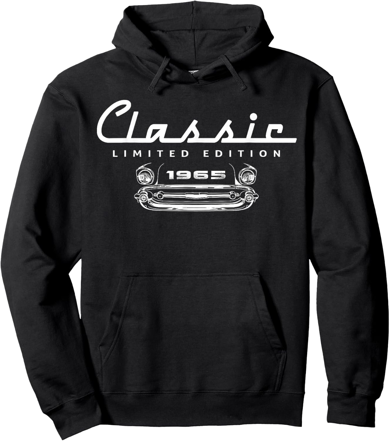 60 Year Old Limited Edition 1965 Classic Car 60th Birthday Hoodie - Hoodie | Black