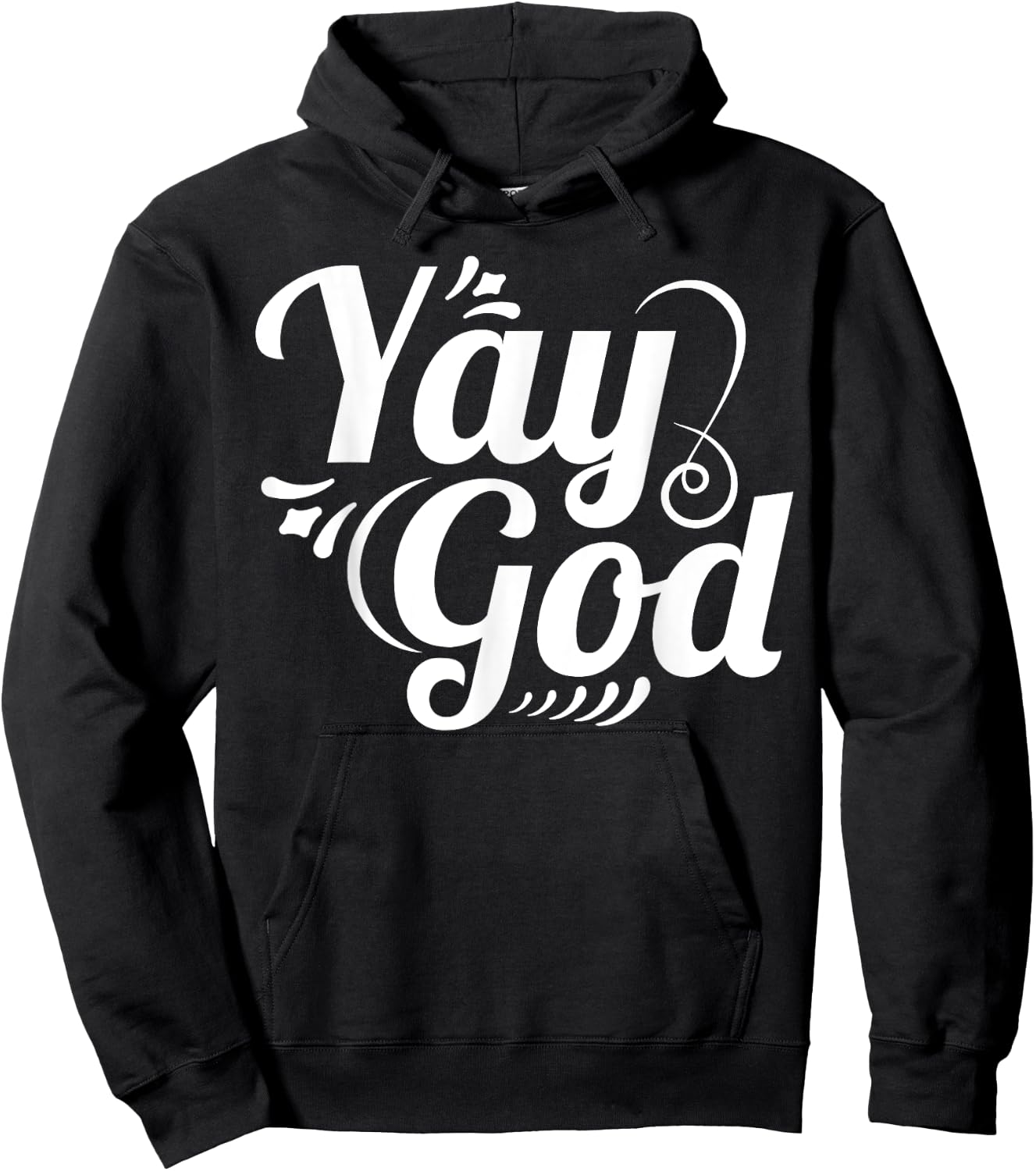 Christian Faith Yay God Hoodie - Hoodie | Black