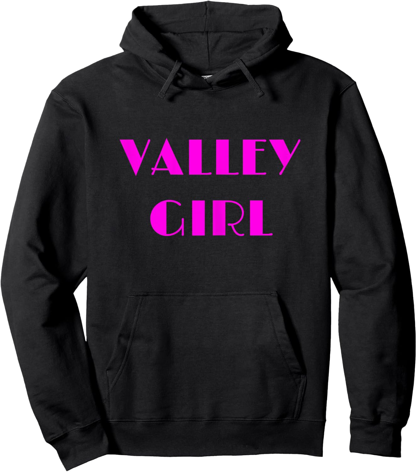 Retro California Valley Girl Hoodie - Hoodie | Black