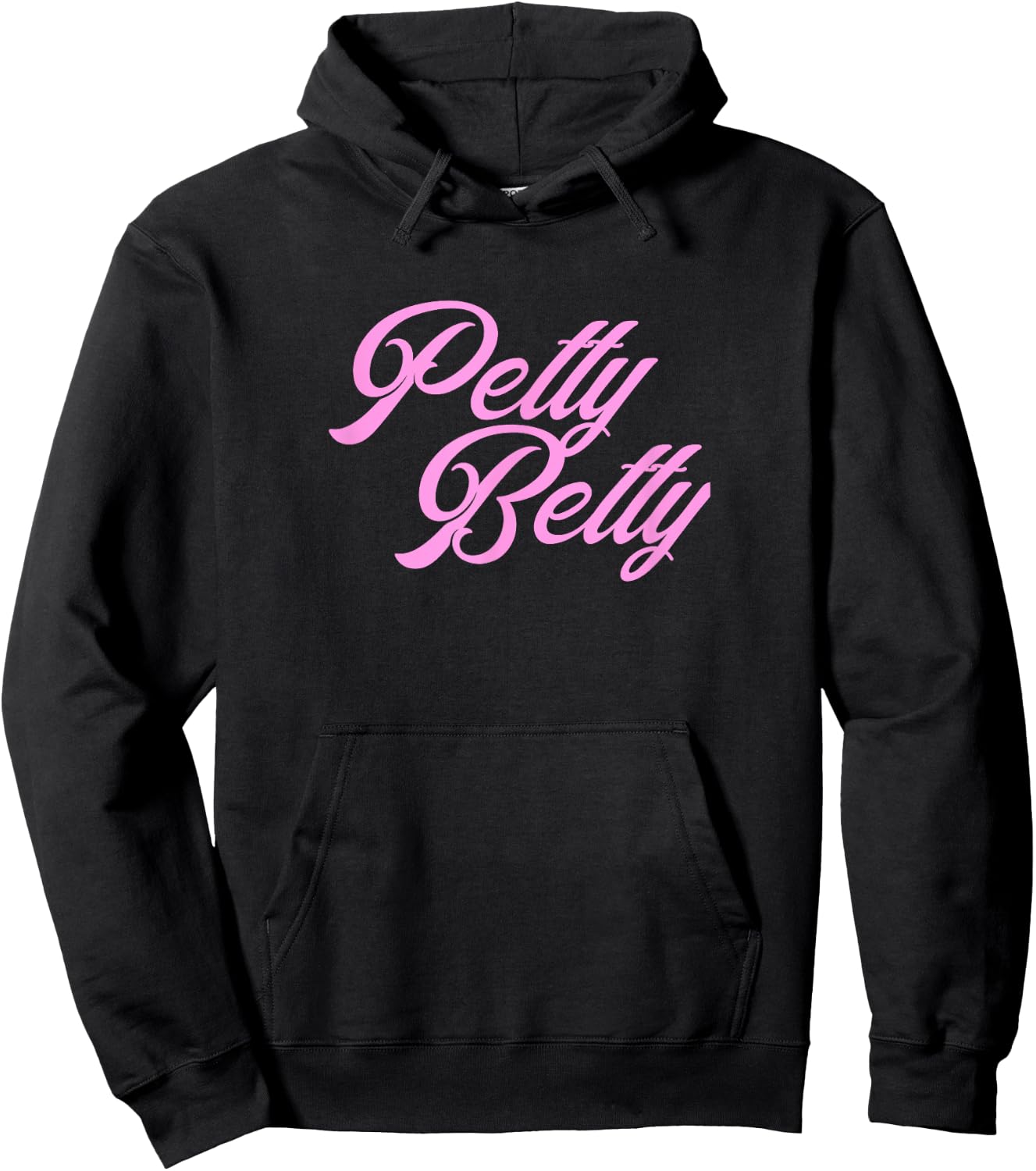 Petty Betty T Shirt Hoodie - Hoodie | Black