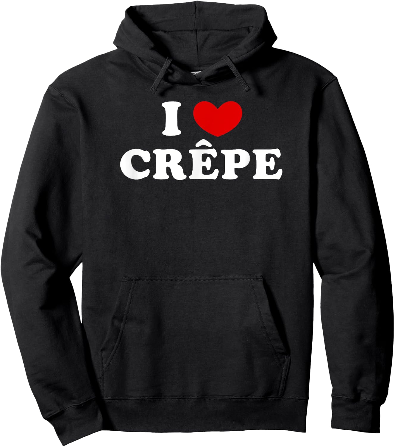 I love pancakes, I like pancakes , Black, S Hoodie - Hoodie | Black