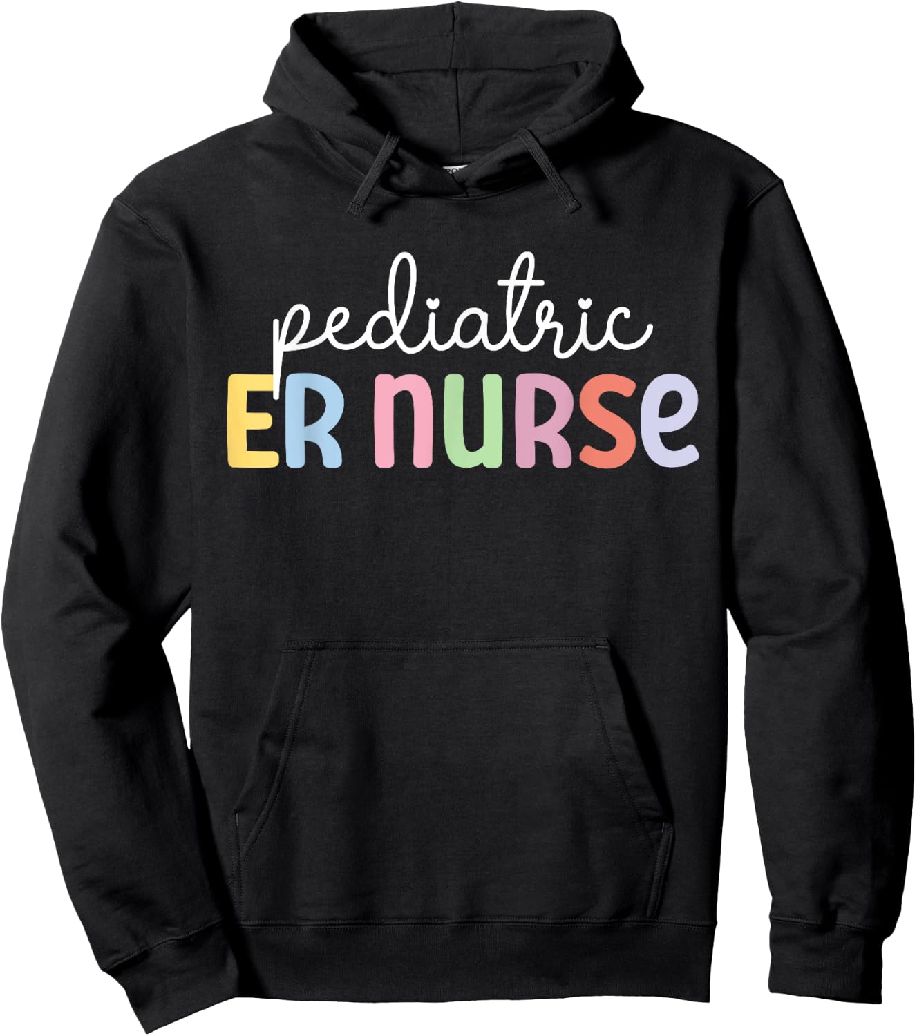 Pediatric ER Nurse Best Pediatric Emergency Nurse Hoodie - Hoodie | Black
