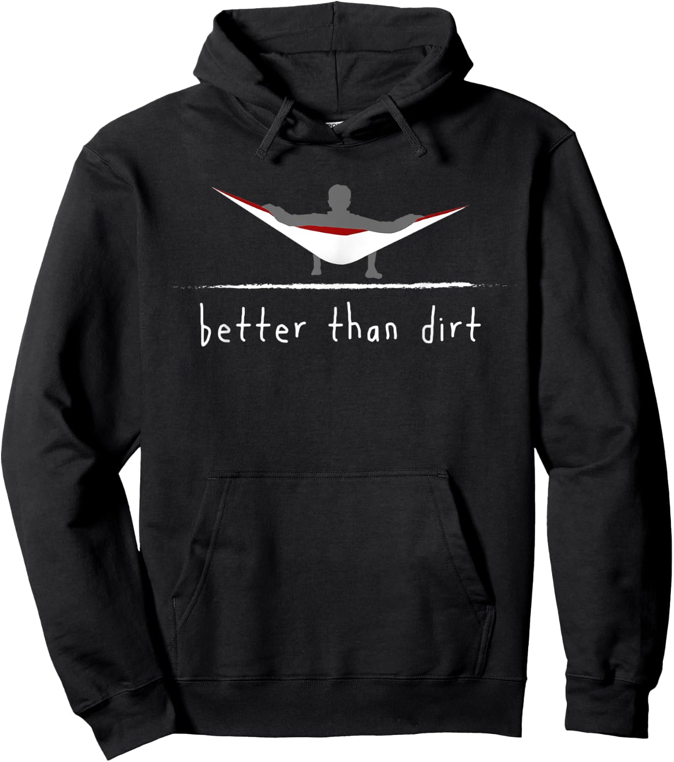 Chilling in a Hammock and Feeling Better Than Dirt Hoodie - Hoodie | Black