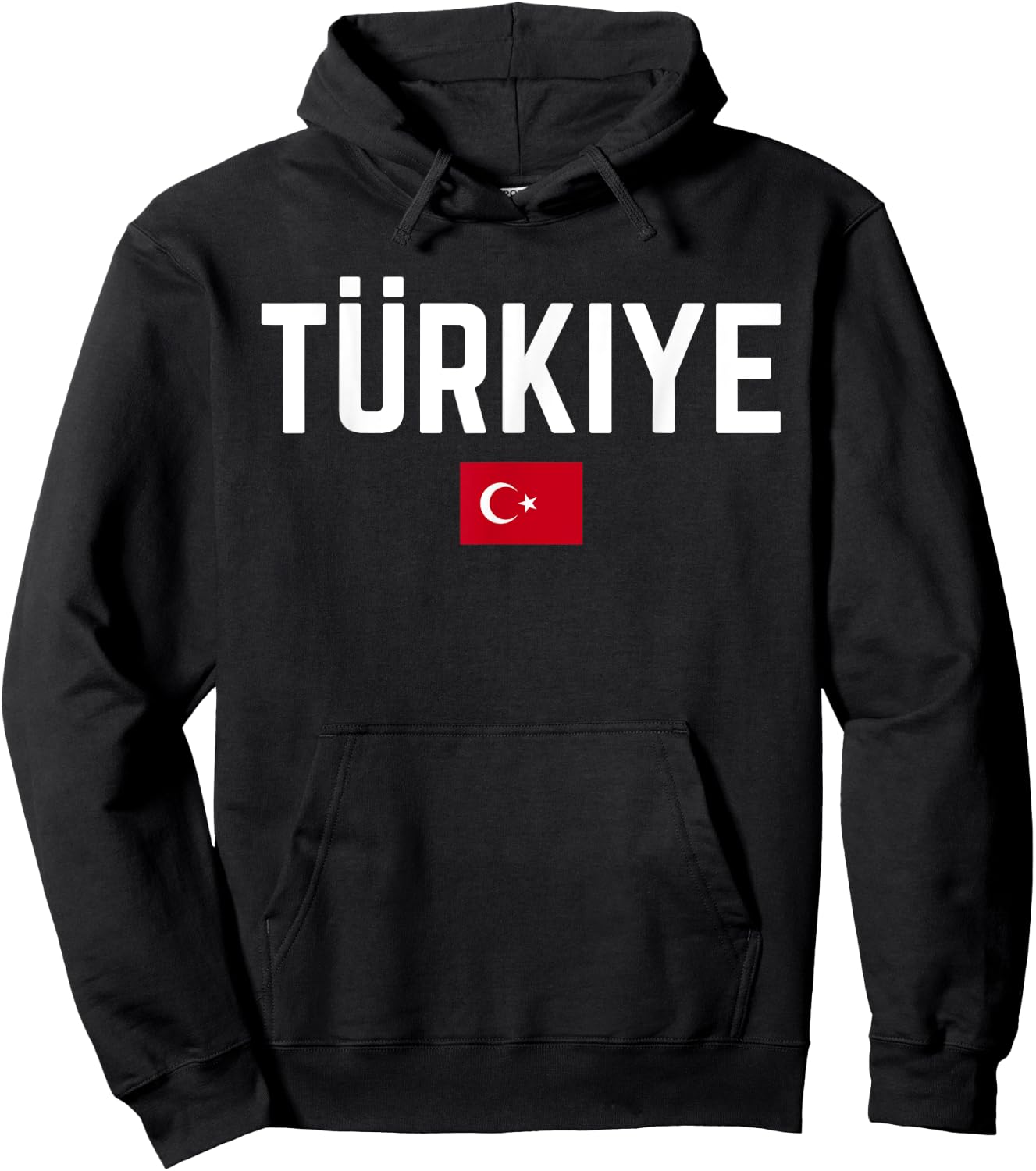 TÜRKIYE TÜRKEI Flagge | Damen Herren Kinder TÜRKEI Hoodie - Hoodie | Black