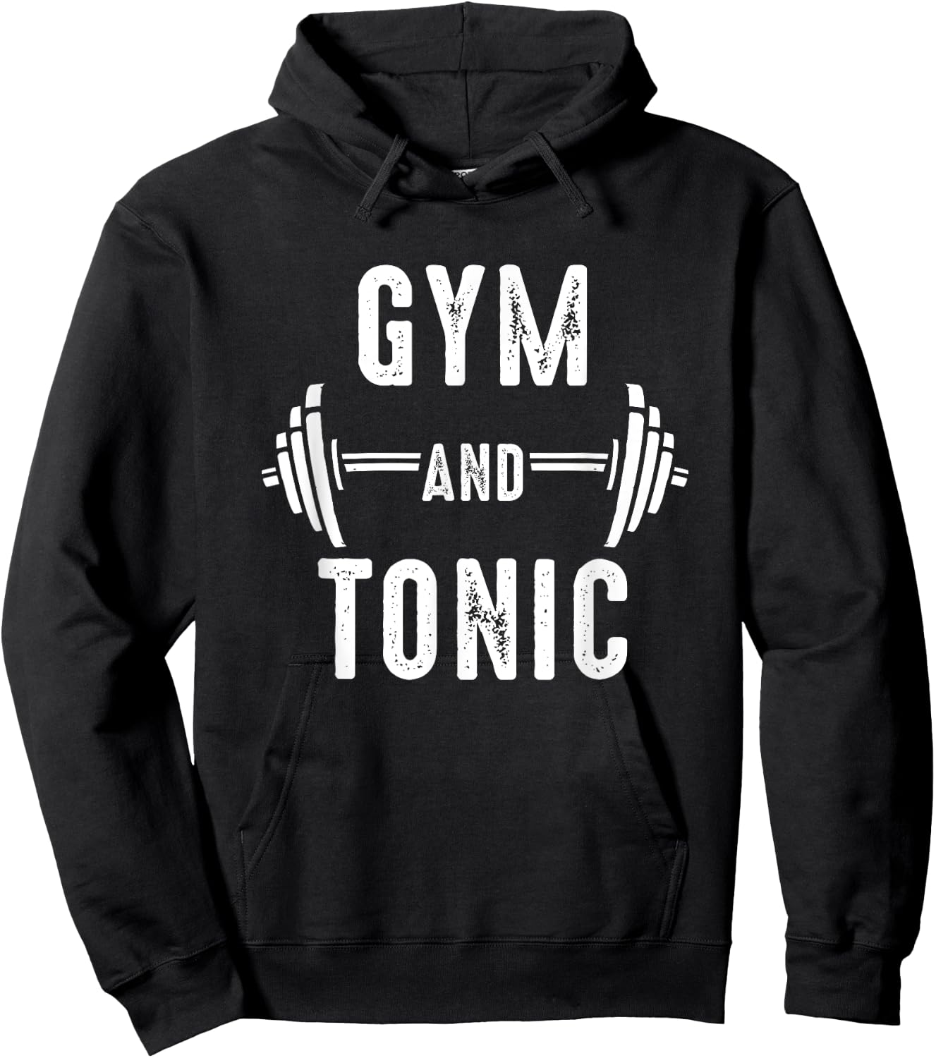 Funny Workout Gym and Tonic Workout Hoodie - Hoodie | Black