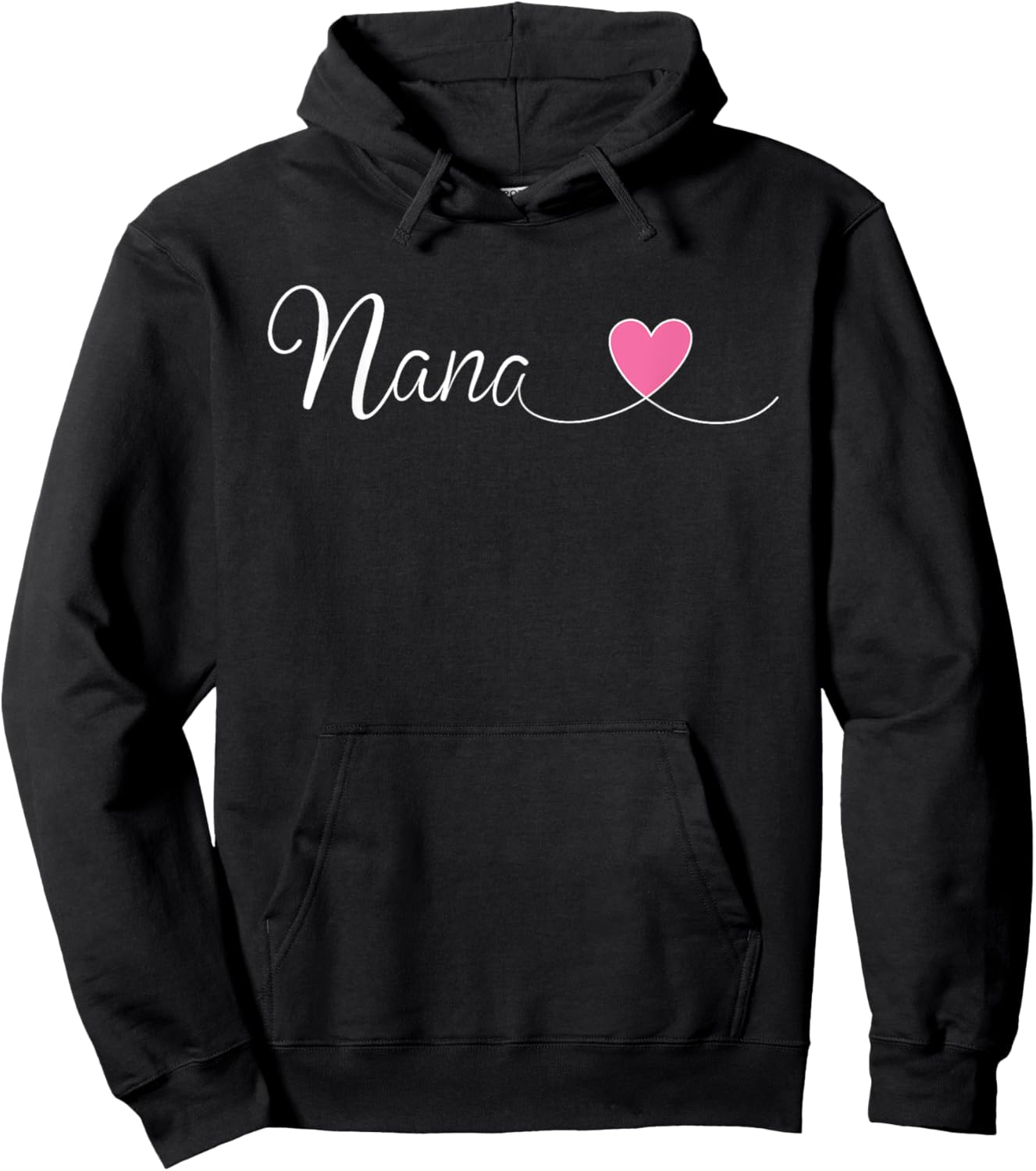 Nana For Grandma Grandmother Women Christmas Mothers Day Hoodie - Hoodie | Black