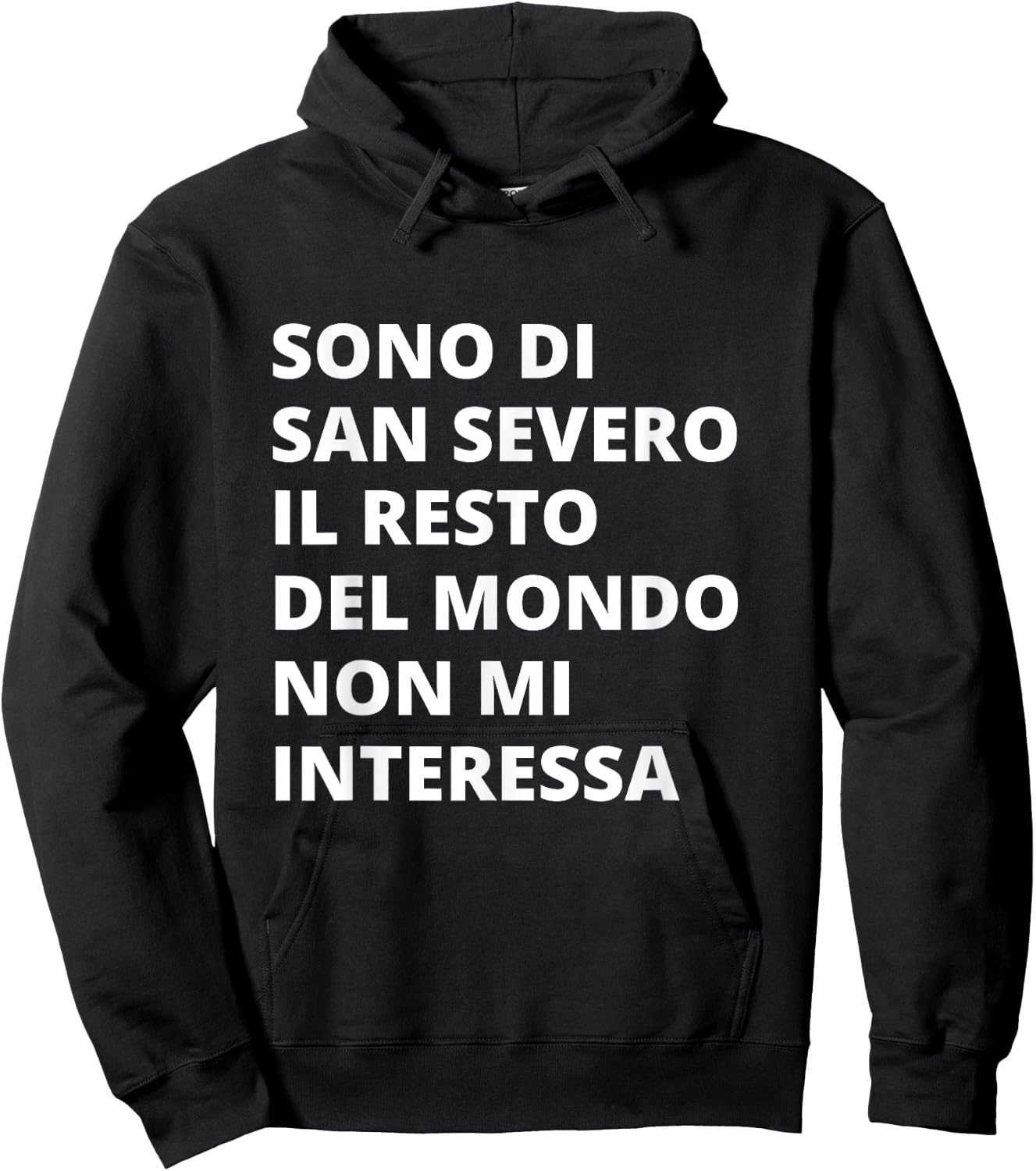 San Severo Città Simpatica Uomo Donna Bambino Souvenir Hoodie - Hoodie | Black