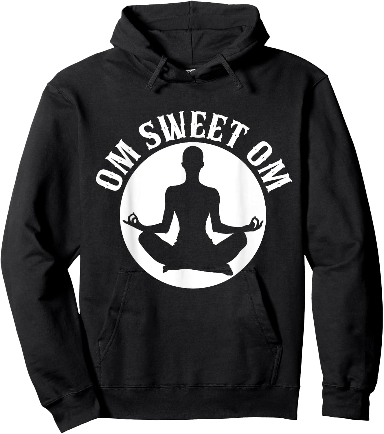 Om Sweet Om Meditation Hoodie - Hoodie | Black
