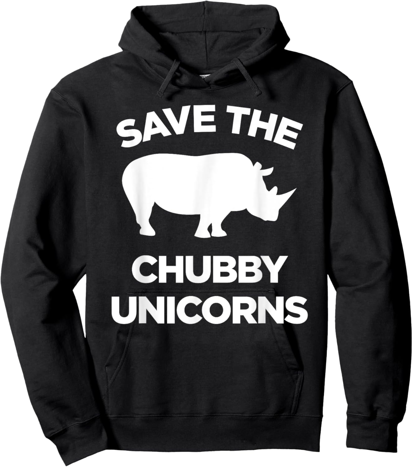 Save The Chubby Unicorns Hoodie - Hoodie | Black