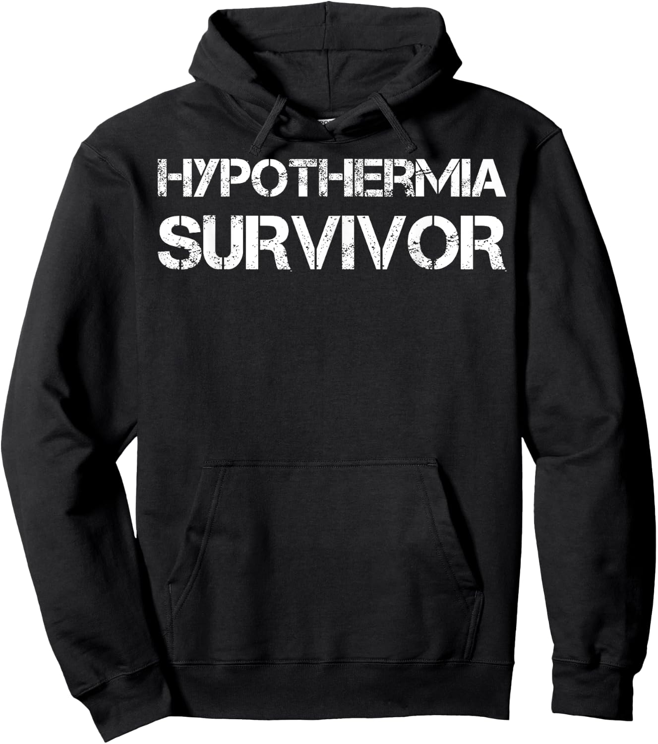 Hypothermia Survivor Hoodie - Hoodie | Black