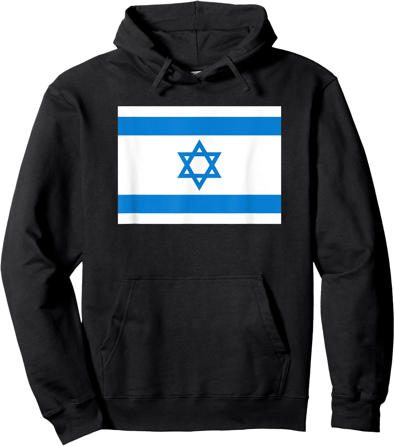 Israel flag Hoodie - Hoodie | Black