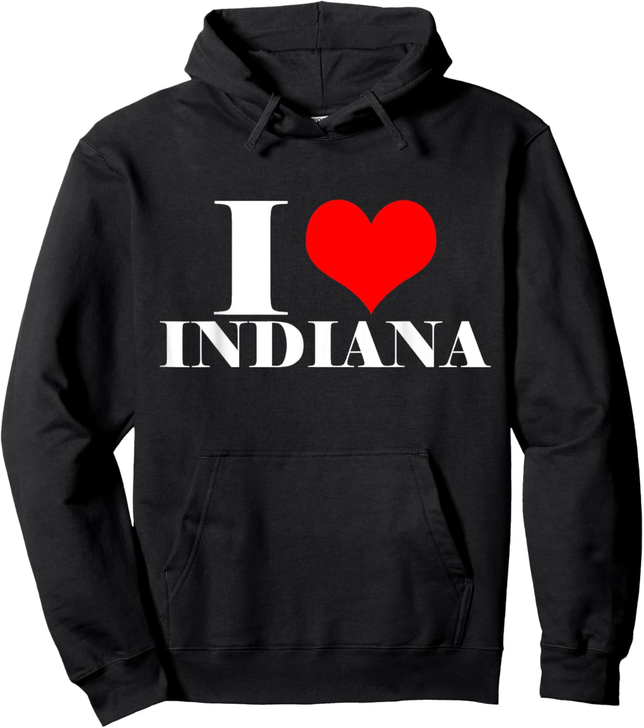 I Love Indiana T Shirt , I Heart Indiana USA Shirt Hoodie - Hoodie | Black
