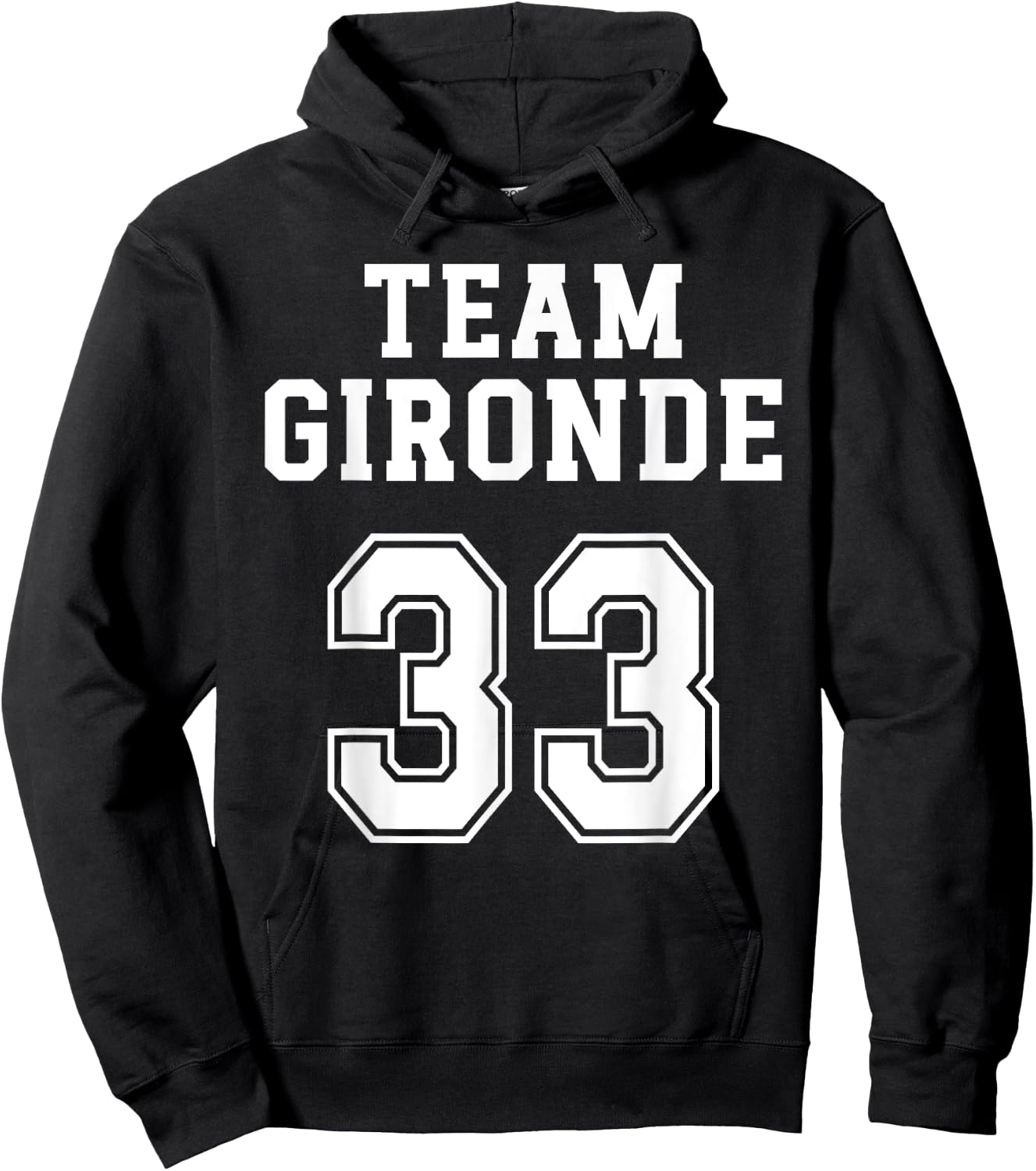 Gironde Humour Girondin Team Gironde Gift Pride Region , Black, S Hoodie - Hoodie | Black