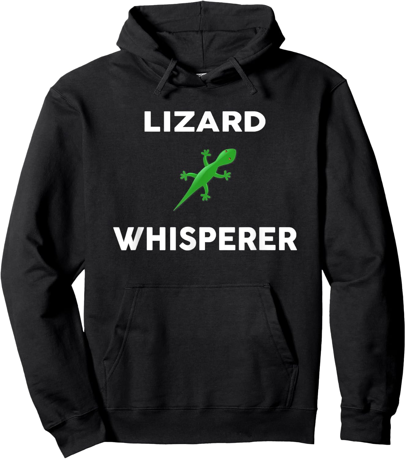 LIZARD Whisperer Novelty LIZARDS Hoodie - Hoodie | Black