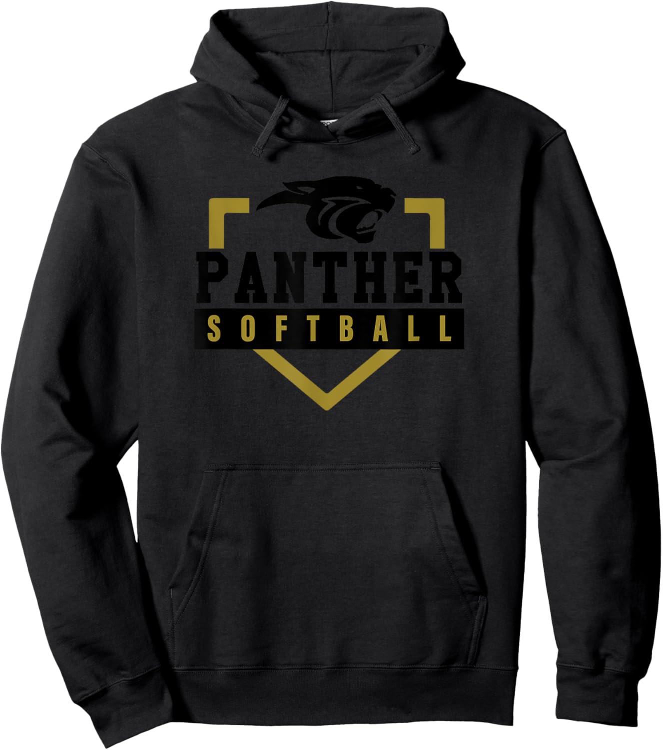 AS Corydon Panther Softball Sports Hoodie - Hoodie | Black