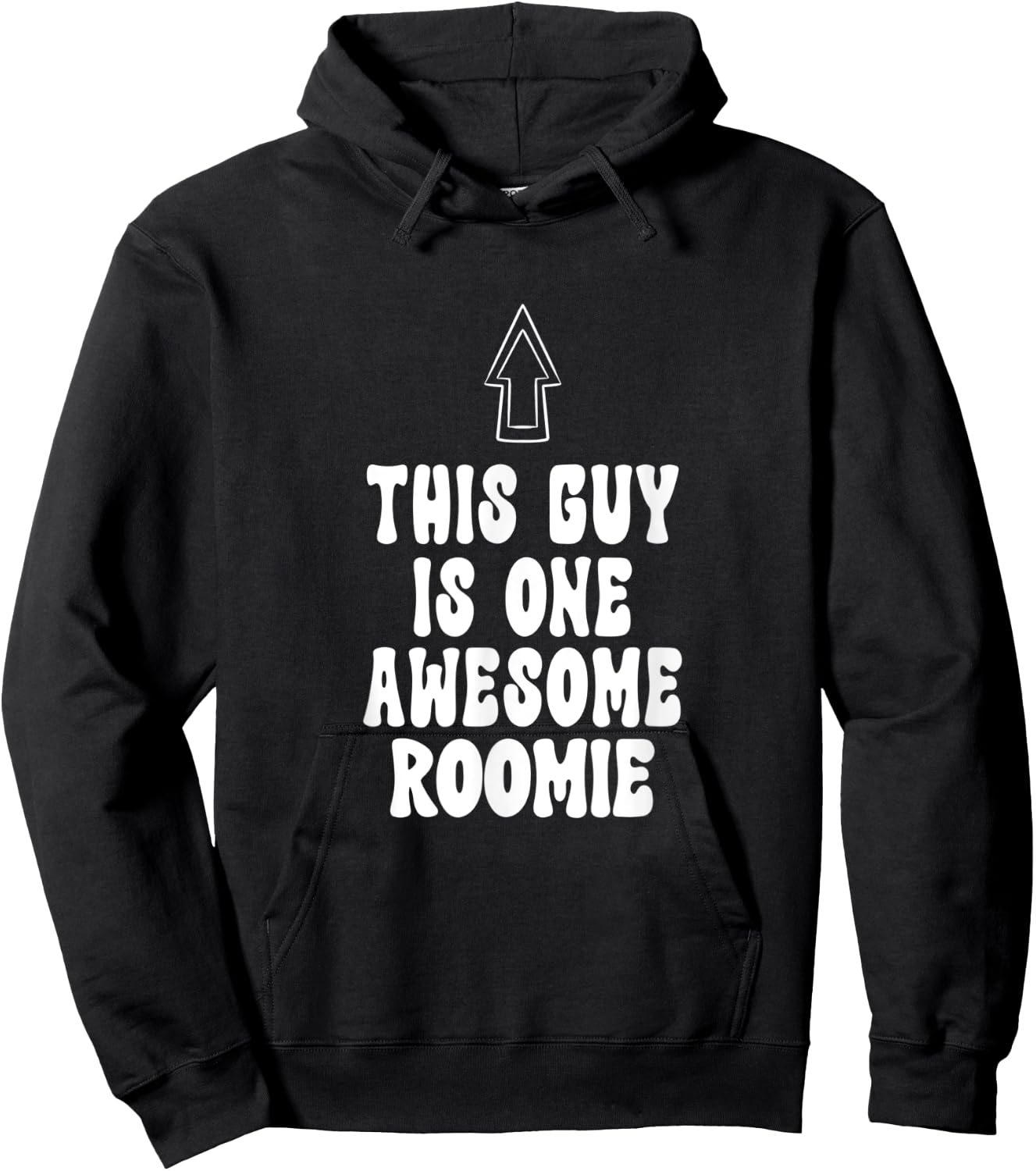 Funny Roommate This Guy Is One Awesome Roomie Hoodie - Hoodie | Black