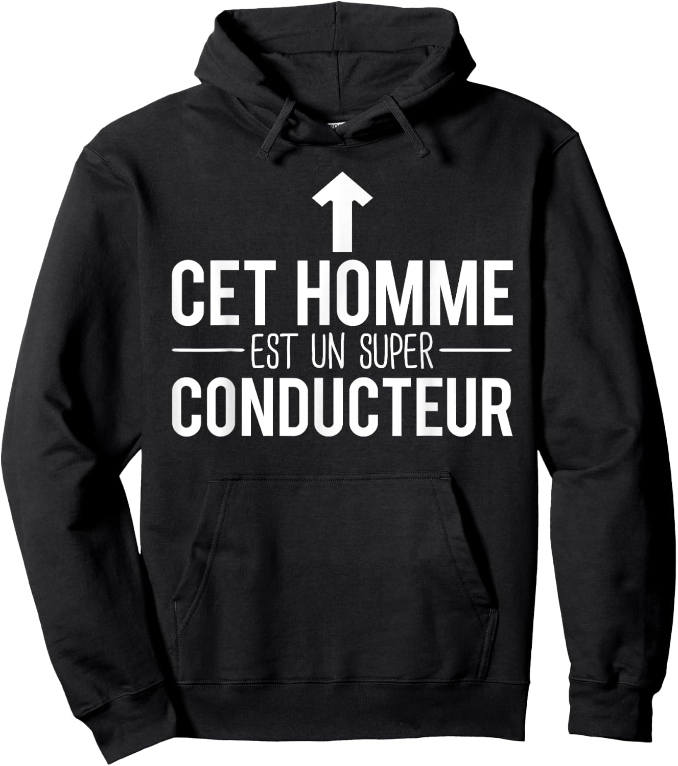 This Man Is A Super Driver Humor , Black, S Hoodie - Hoodie | Black