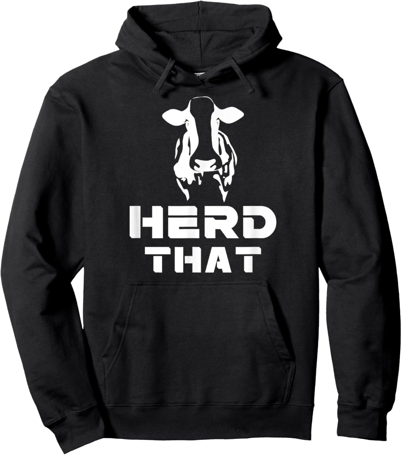 I Herd That Cattle Farmer Cow Lovers gift Hoodie - Hoodie | Black