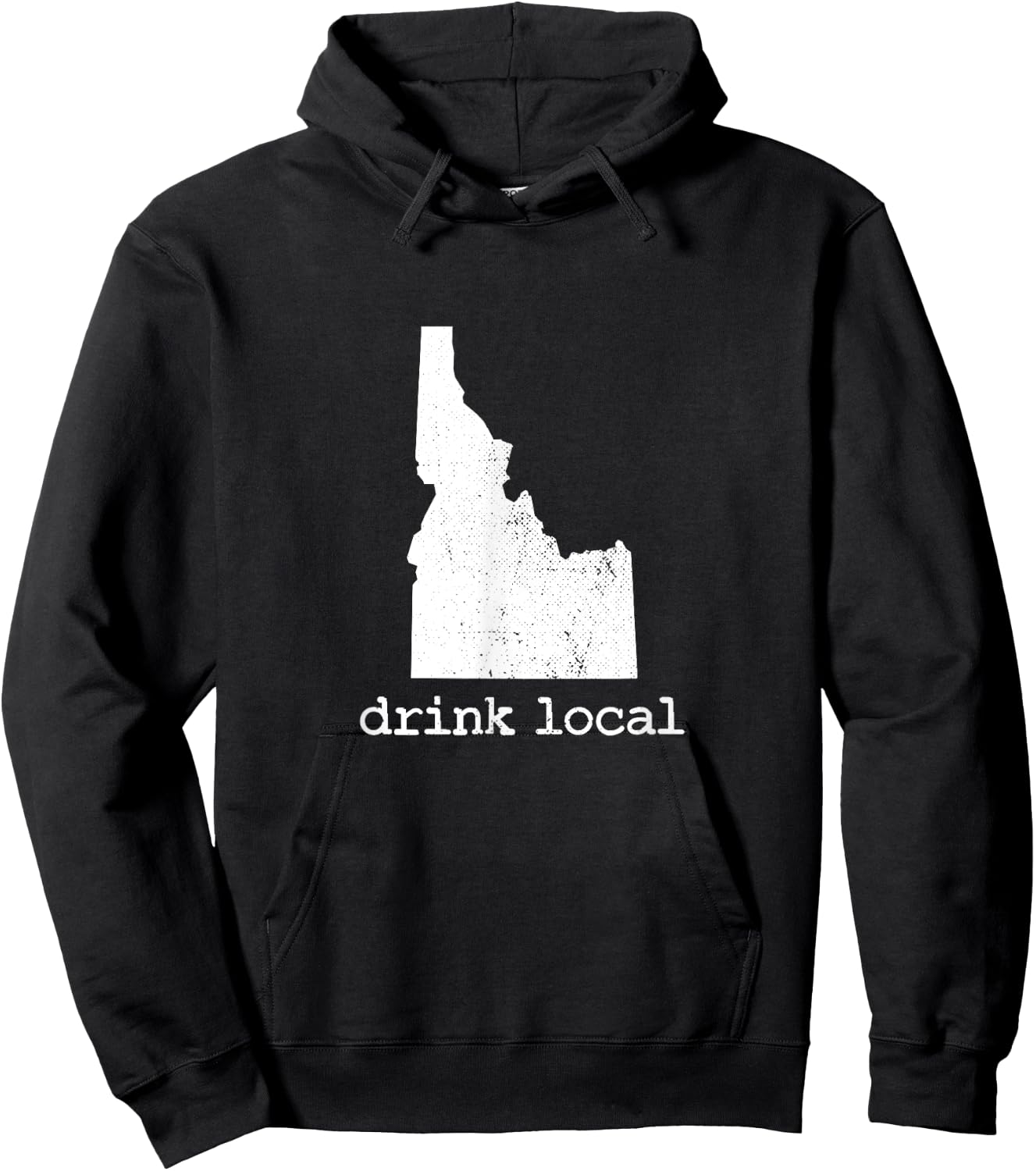 Drink Local Idaho Craft Beer Brewery Enthusiast for Dad Hoodie - Hoodie | Black