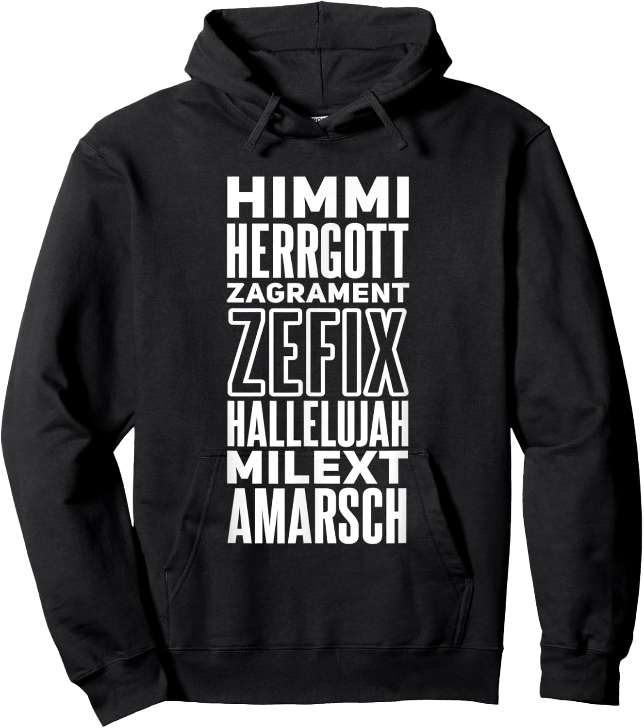 Witziges bayerisches Dialekt Spruch Motiv für Bayern Hoodie - Hoodie | Black