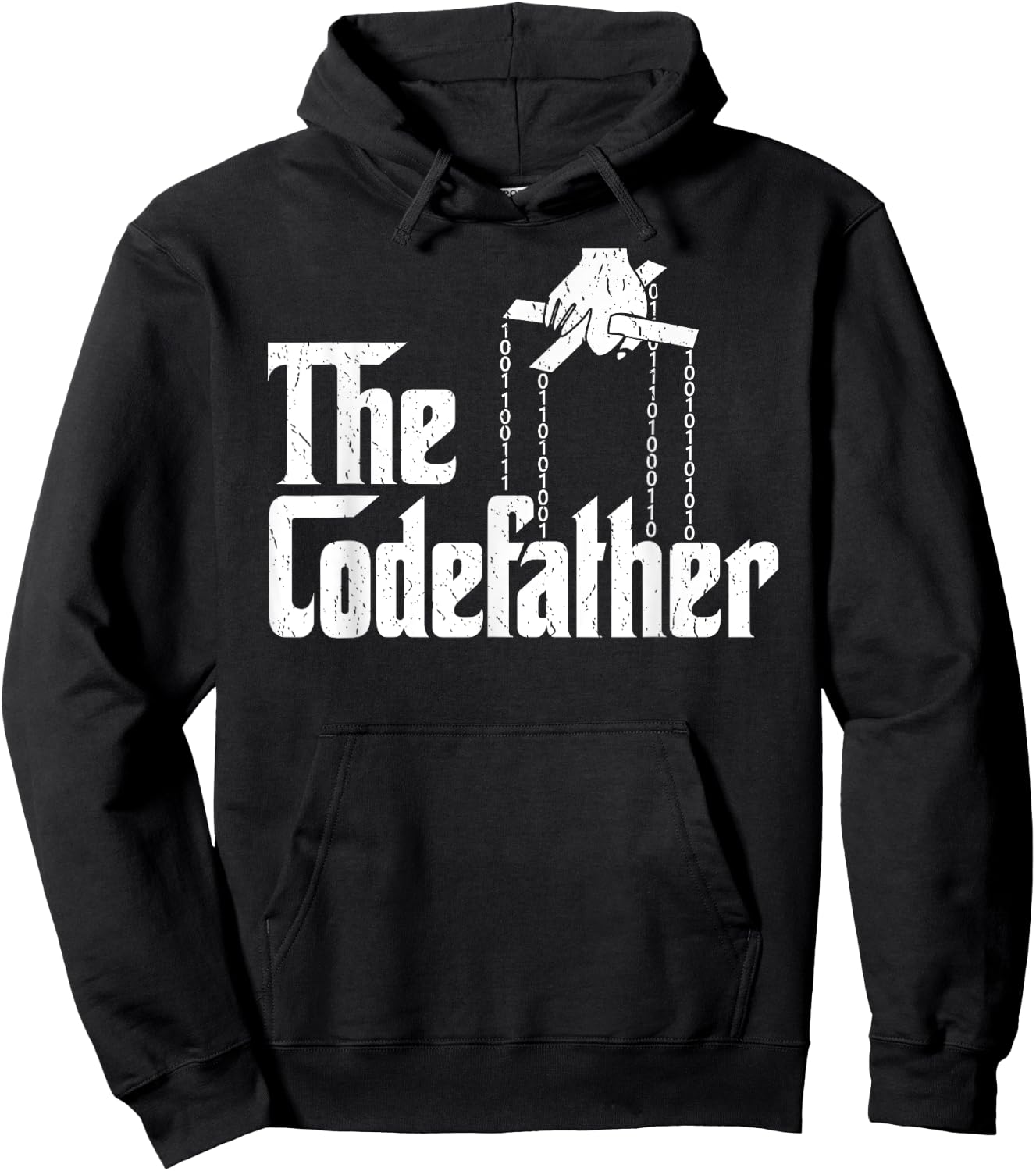 The Codefather Coding Computer Programmer Geek Nerd Hoodie - Hoodie | Black