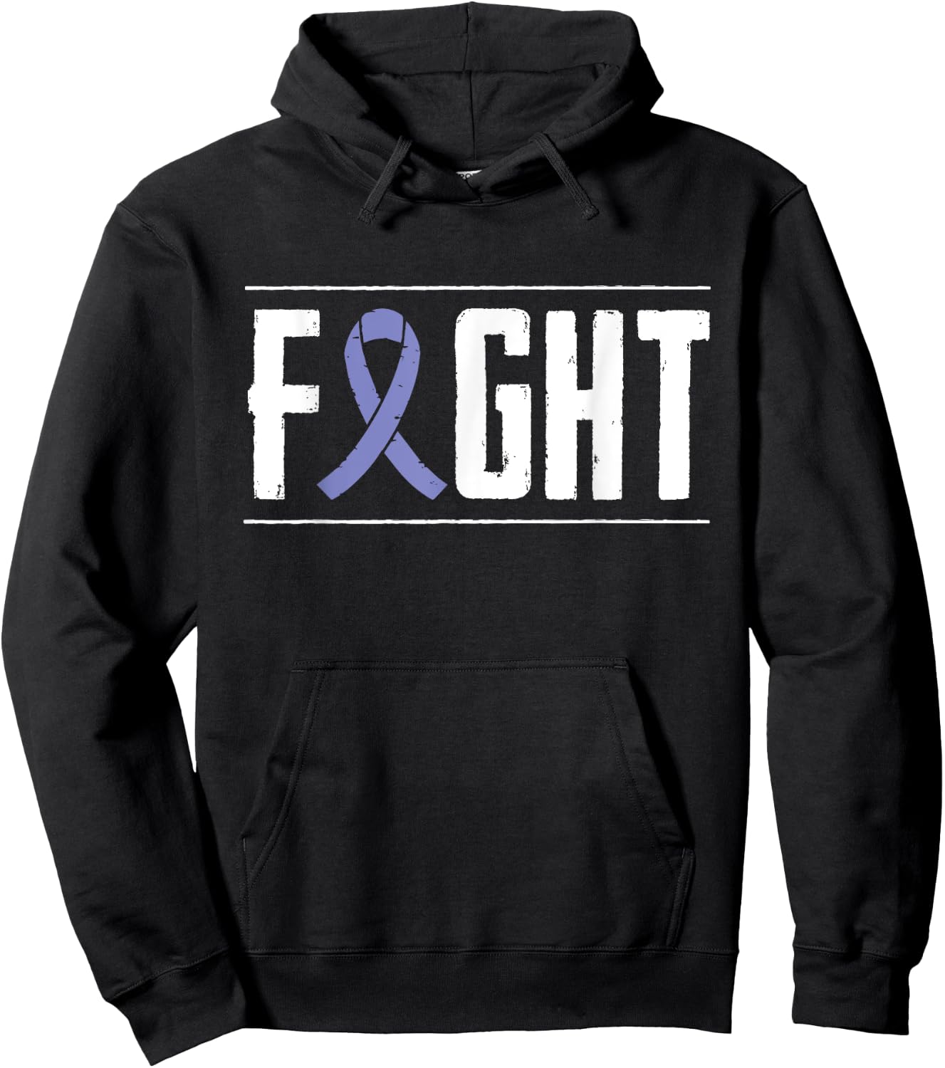 Stomach Cancer Fight Cancer Ribbon Hoodie - Hoodie | Black