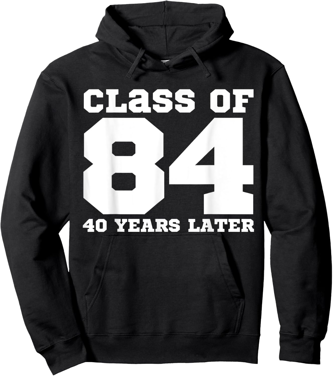 Class of 1984, 40 Years Later Reunions SQUAD Back to School Hoodie - Hoodie | Black