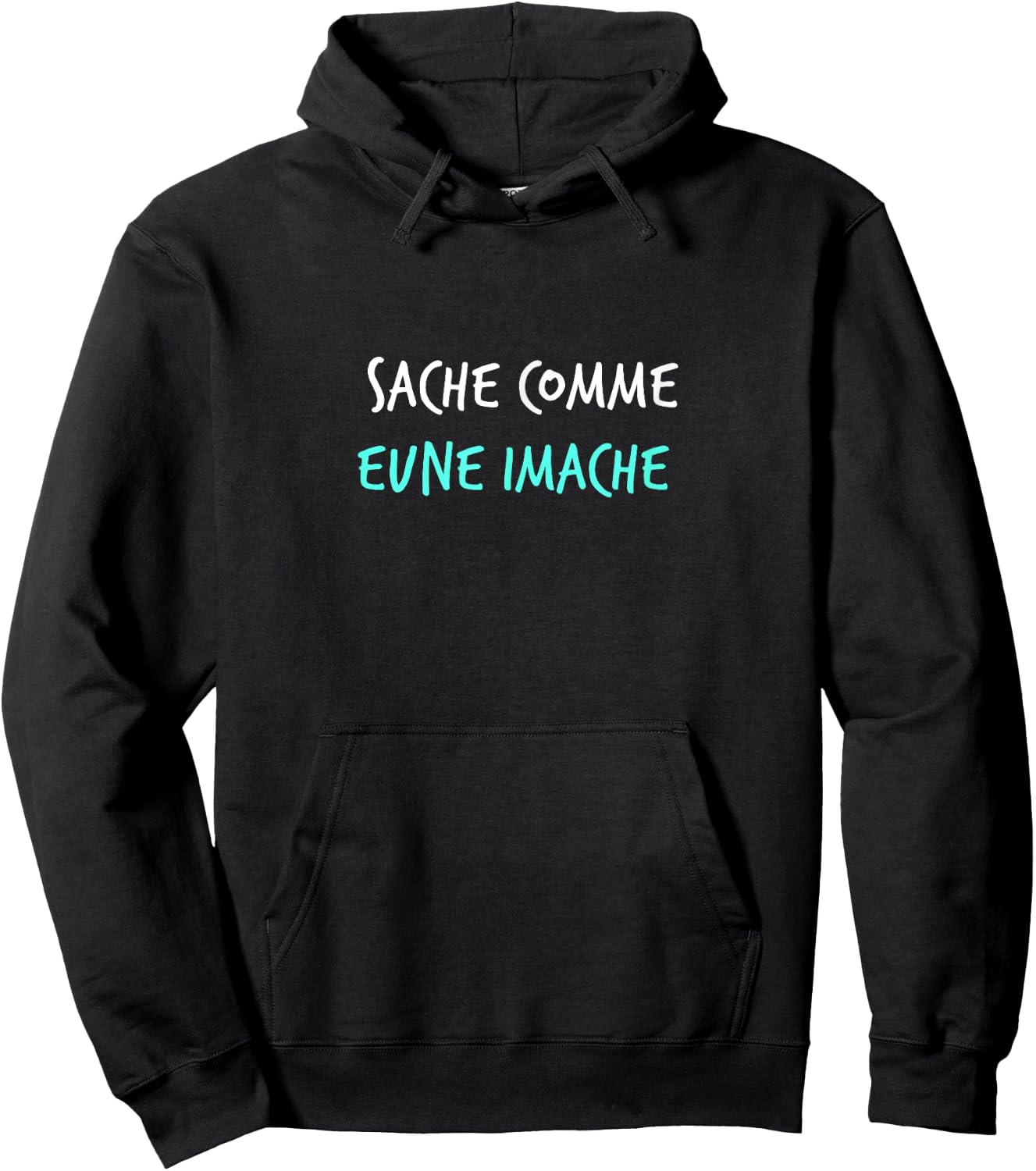 Humor Ch'ti Patois Expression Sage as a Picture , Black, S Hoodie - Hoodie | Black