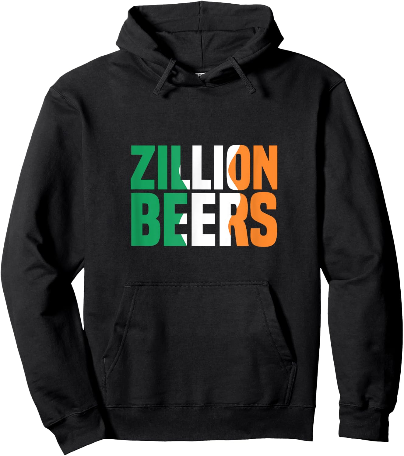 Barstool Sports Zillion Beers Saint Patrick's Day Hoodie - Hoodie | Black