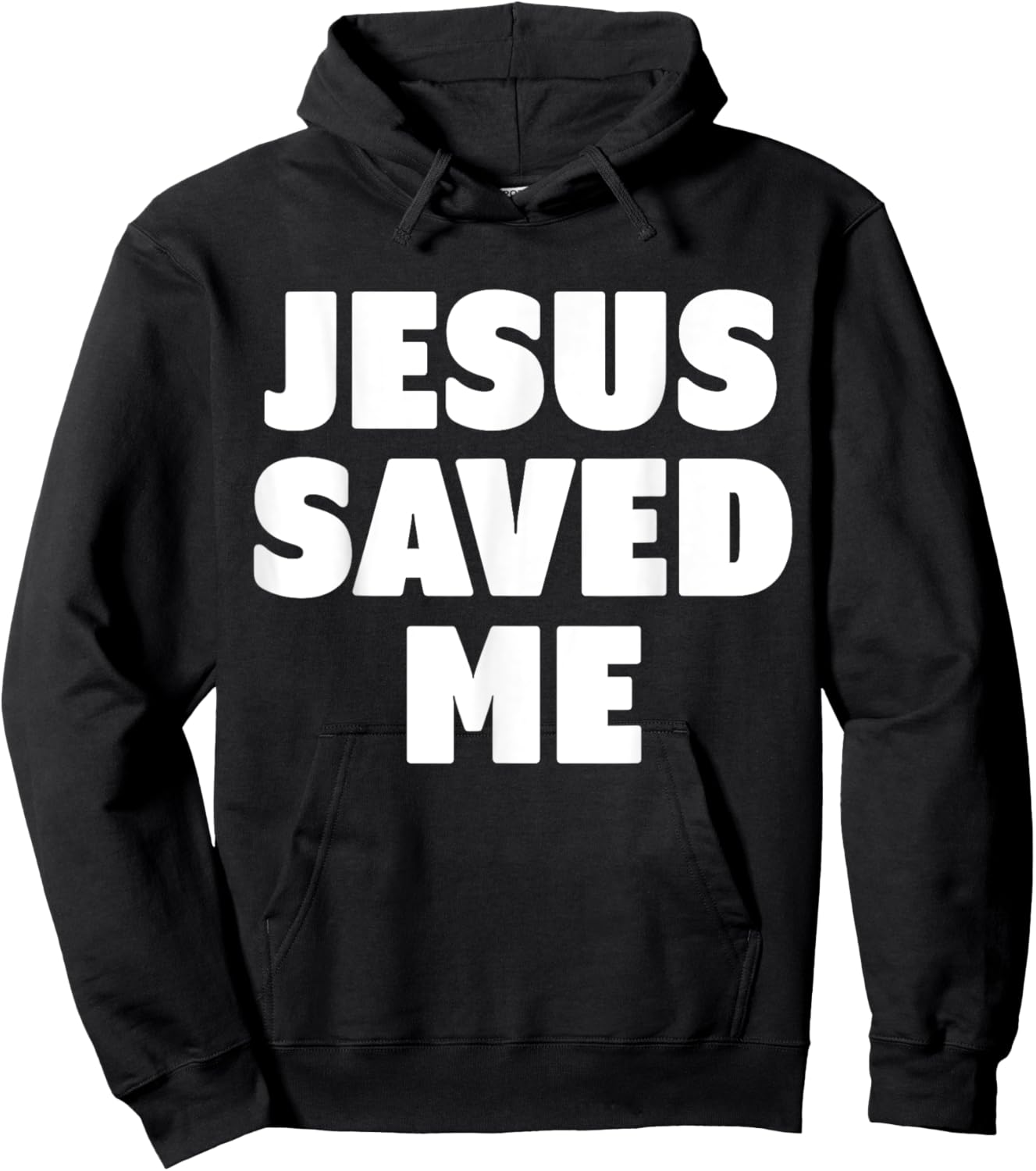 Jesus Saved Me Hoodie - Hoodie | Black